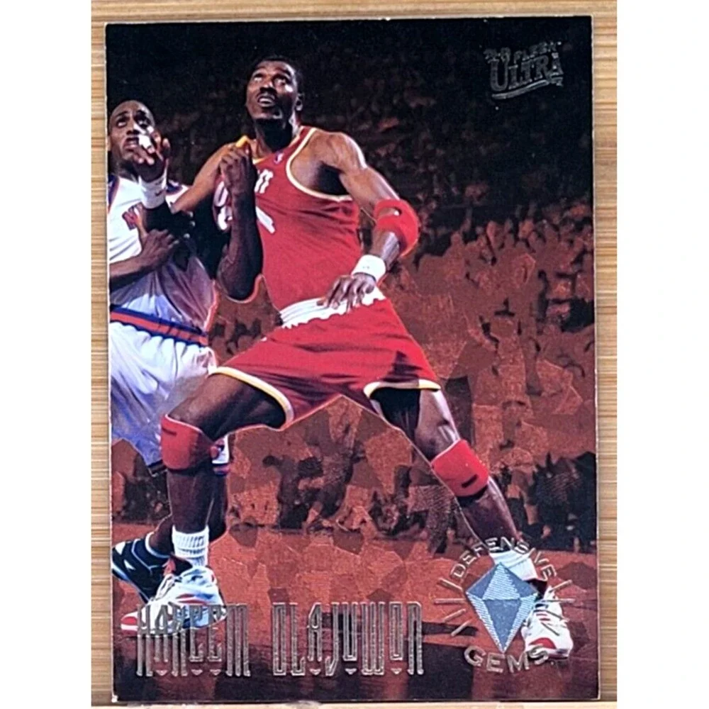 1994-95 FLEER‎ ULTRA HAKEEM OLAJUWON DEFENSIVE GEMS HOUSTON ROCKETS